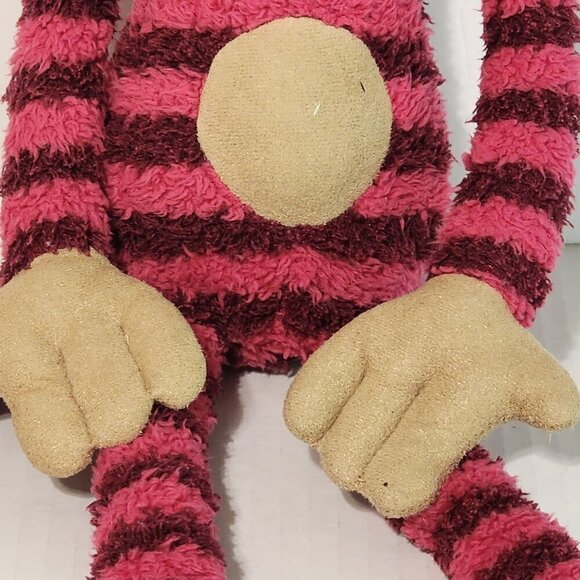 Jellycat Millicent Monkey Plush Toy  Pink Stripes Retired - Picture 4 of 11